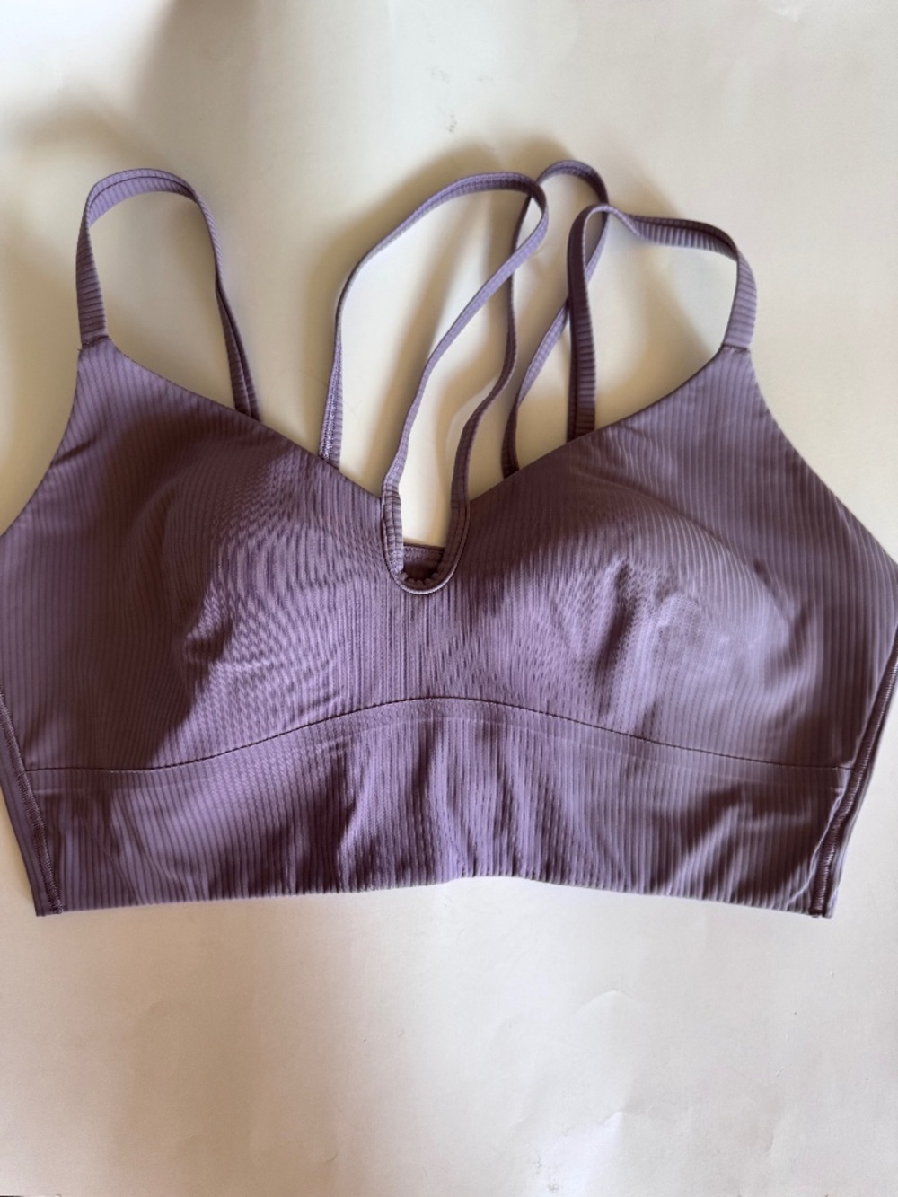 Lululemon women longline bra medium support b/c cup size 14